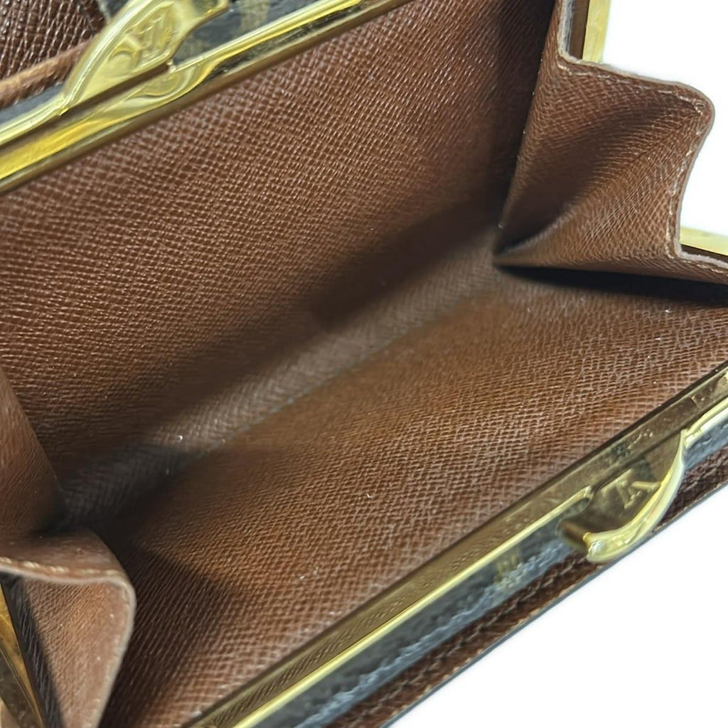 Louis Vuitton Bifold Wallet Monogram Porte Monet Viet Viennois Leather — view 4