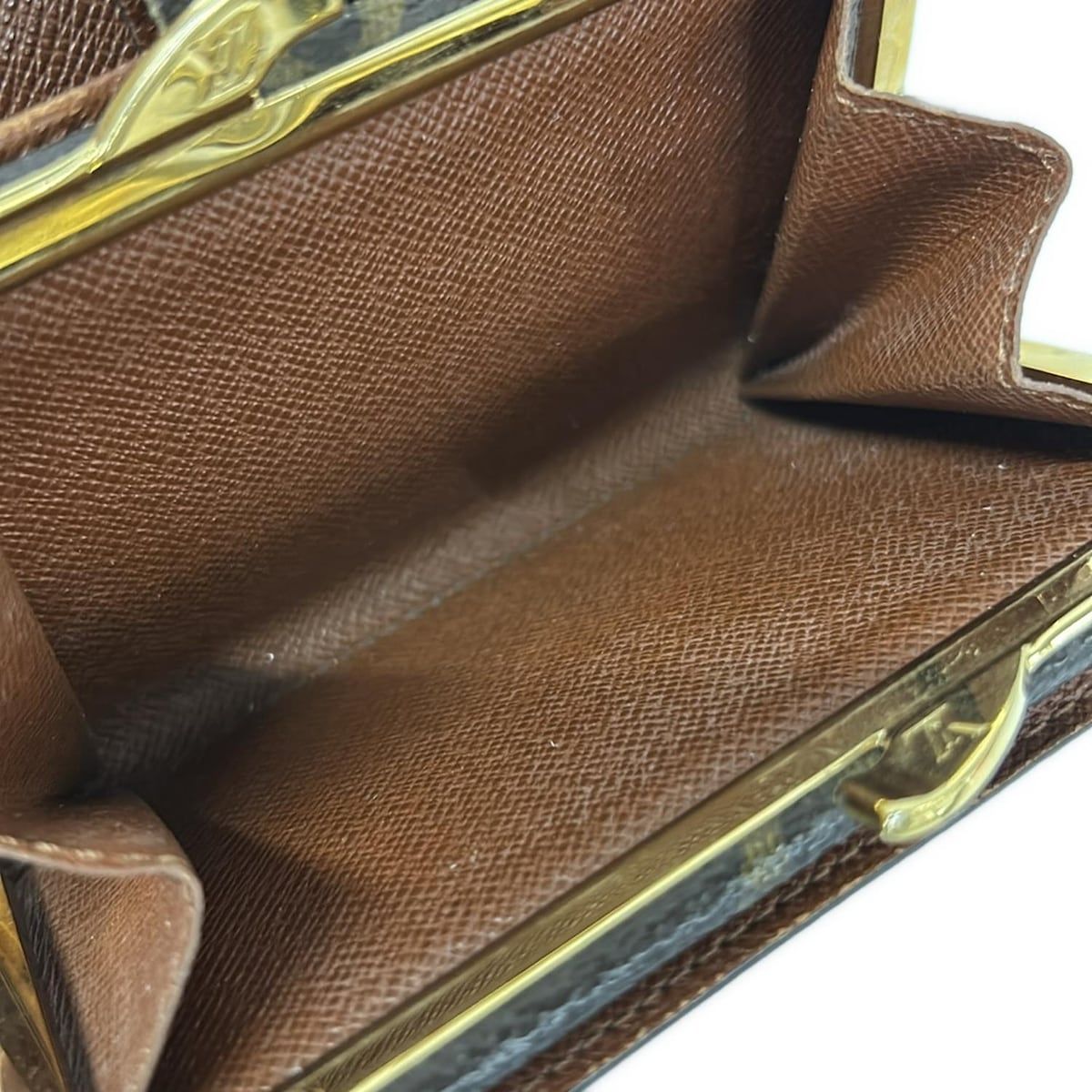 Louis Vuitton Bifold Wallet Monogram Porte Monet Viet Viennois Leather — view 4