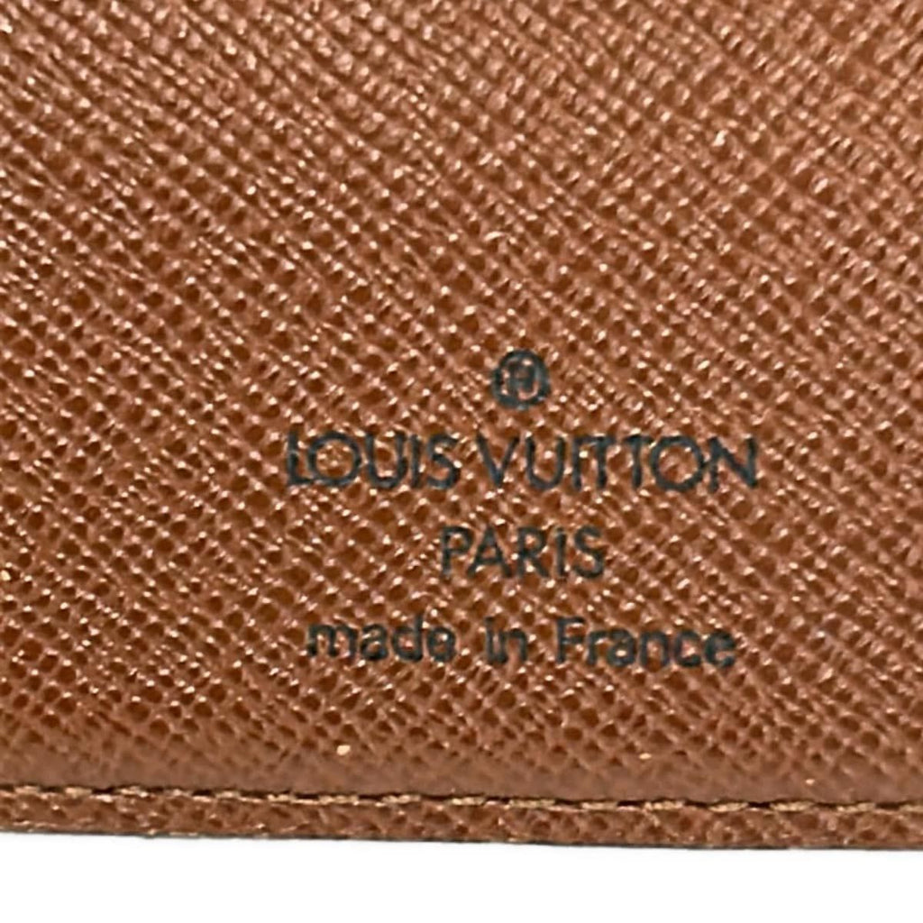 Louis Vuitton Bifold Wallet Monogram Porte Monet Viet Viennois Leather — view 5