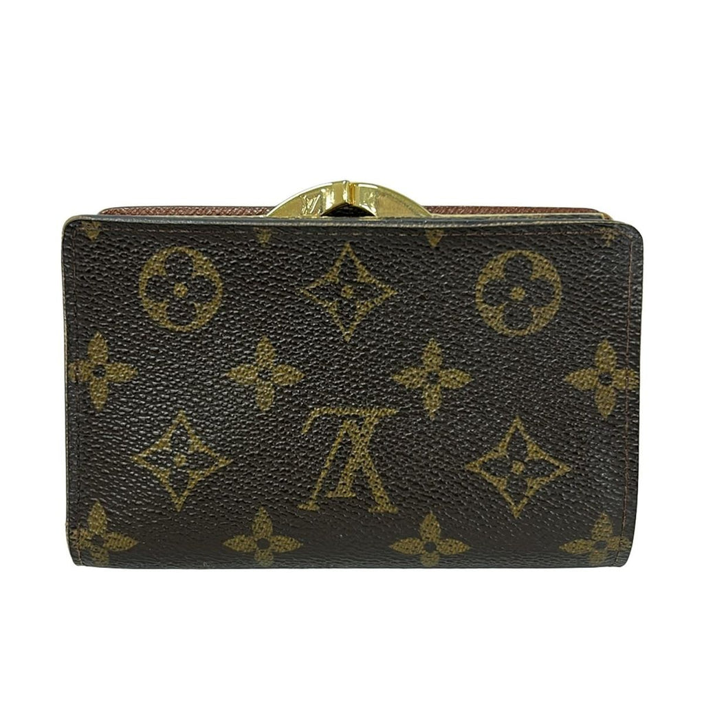 Louis Vuitton Bifold Wallet Monogram Porte Monet Viet Viennois Leather — view 2