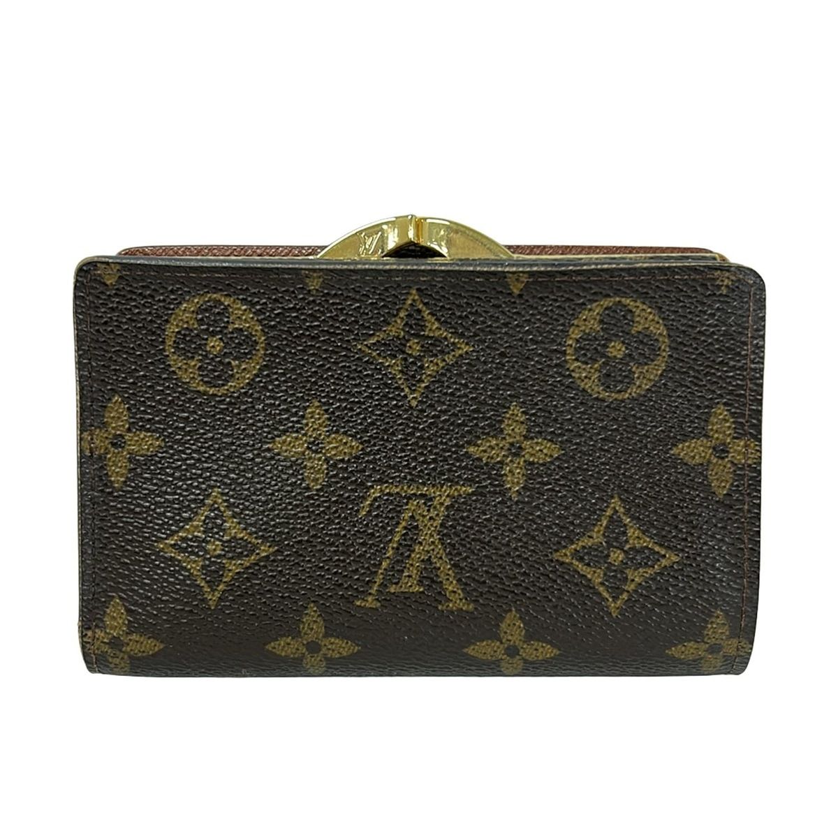 Louis Vuitton Bifold Wallet Monogram Porte Monet Viet Viennois Leather — view 2