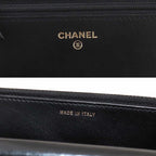 Chanel Boy Chain Wallet Caviar Leather Black — view 8