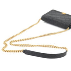 Chanel Boy Chain Wallet Caviar Leather Black — view 5