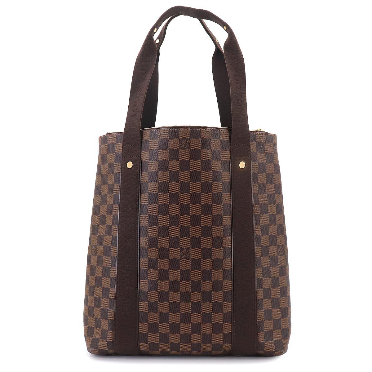 Louis Vuitton Damier Cabas Beaubourg Tote Ebene Gold — view 2