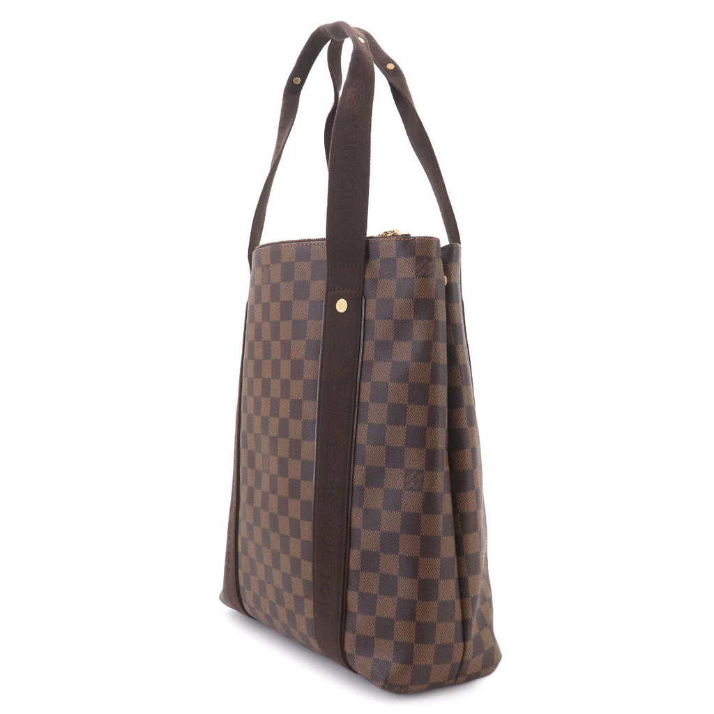 Louis Vuitton Damier Cabas Beaubourg Tote Ebene Gold — view 3