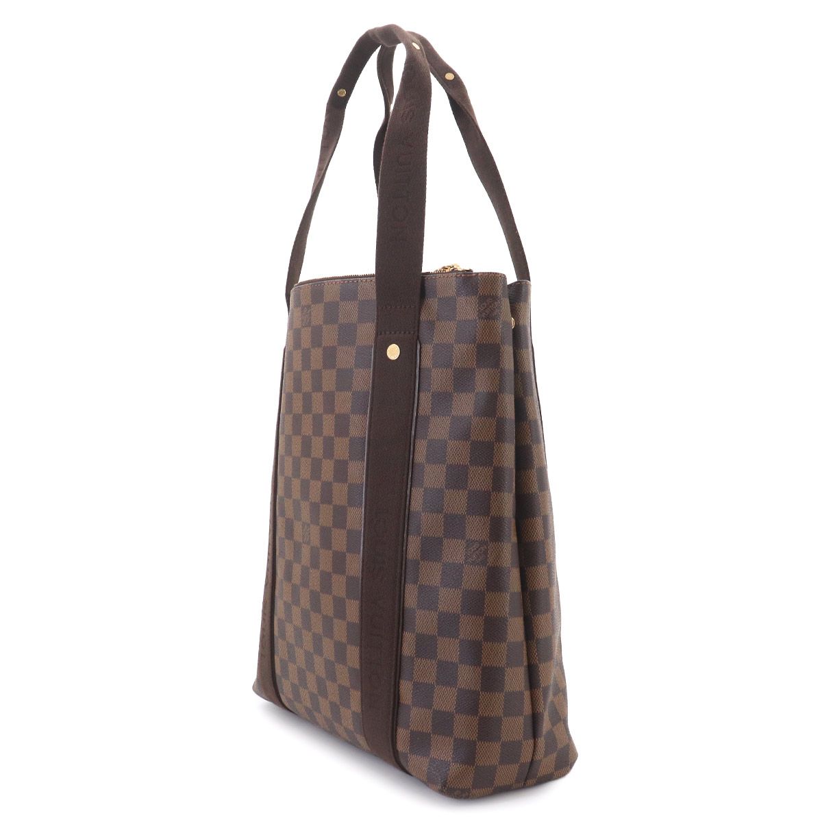 Louis Vuitton Damier Cabas Beaubourg Tote Ebene Gold — view 3