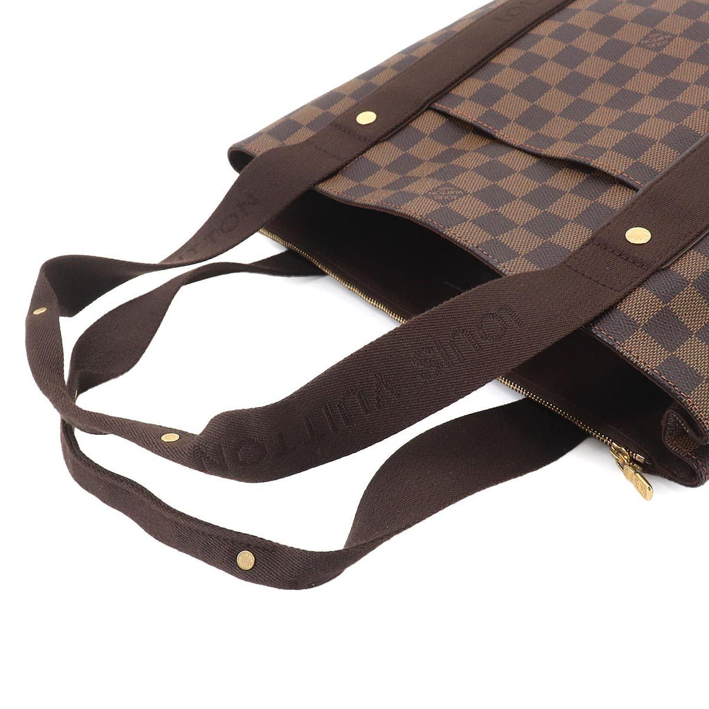 Louis Vuitton Damier Cabas Beaubourg Tote Ebene Gold — view 5