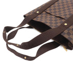 Louis Vuitton Damier Cabas Beaubourg Tote Ebene Gold — view 5