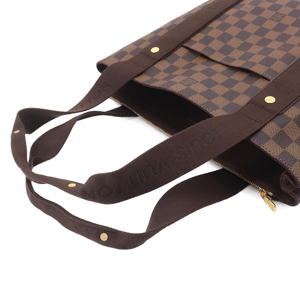 Louis Vuitton Damier Cabas Beaubourg Tote Ebene Gold — view 5