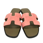 Hermes Sandals 37 Oran Black Pink — view 5