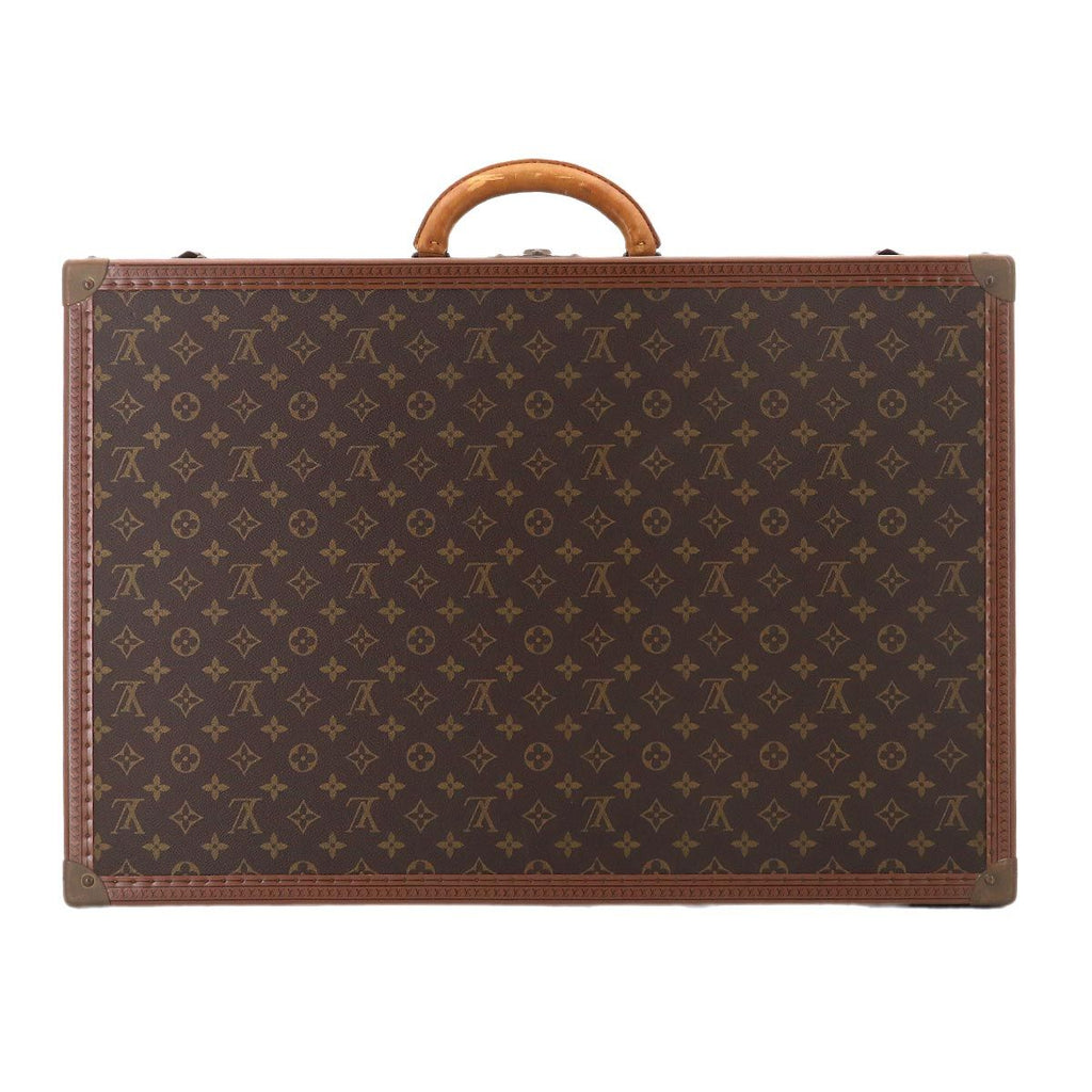 Louis Vuitton Monogram Bisten 65 Trunk Case Bag Brown Gold — view 2