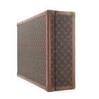 Louis Vuitton Monogram Bisten 65 Trunk Case Bag Brown Gold — view 3