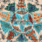 Hermes Carre 90 Pythagore Pythagoras Yellow Multicolor Silk Scarf — view 6