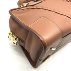 Loewe les Line Amazona 28 Leather Hand Shoulder 2-Way Bag Brown — view 6