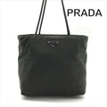 Prada Triangle Logo Nylon Tessuto Tote Khaki Purse Y2k
