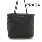 Prada Triangle Logo Nylon Tessuto Tote Khaki Purse Y2k