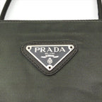 Prada Triangle Logo Nylon Tessuto Tote Khaki Purse Y2k — view 9