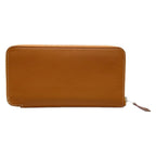 Hermes Wallet Azap Long Silk in Gold Zip Around — view 2