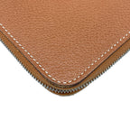 Hermes Wallet Azap Long Silk in Gold Zip Around — view 7