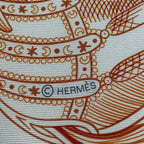 Hermes Scarf Carre 90 Ivory Yellow Multi Della Cavalleria Favolosa — view 2