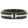 Tiffany & Co T Two Ring Sterling Silver