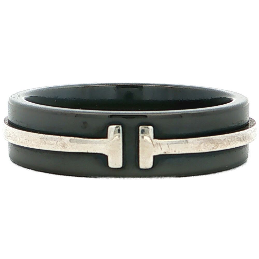 Tiffany & Co T Two Ring Sterling Silver