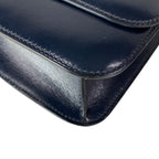 Hermes Shoulder Bag Sologne Dark Navy Gold — view 7