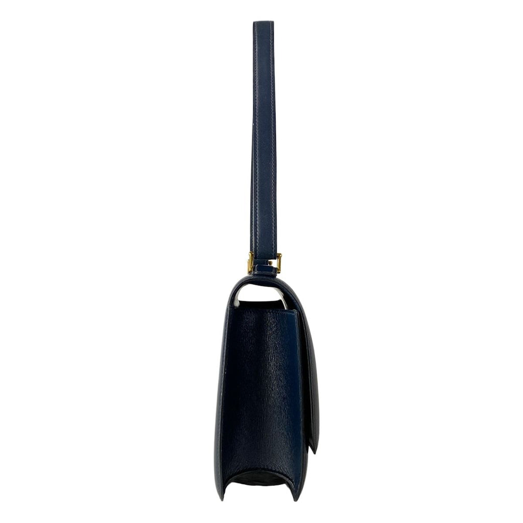 Hermes Shoulder Bag Sologne Dark Navy Gold — view 2