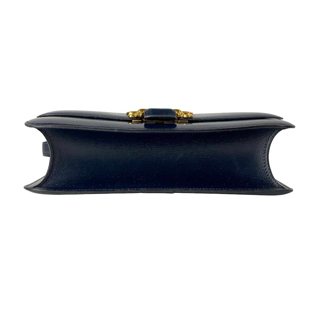 Hermes Shoulder Bag Sologne Dark Navy Gold — view 5