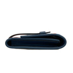 Hermes Coin Case Avec Soie Compact Blue Deplus Animapolis Silver Silk — view 9