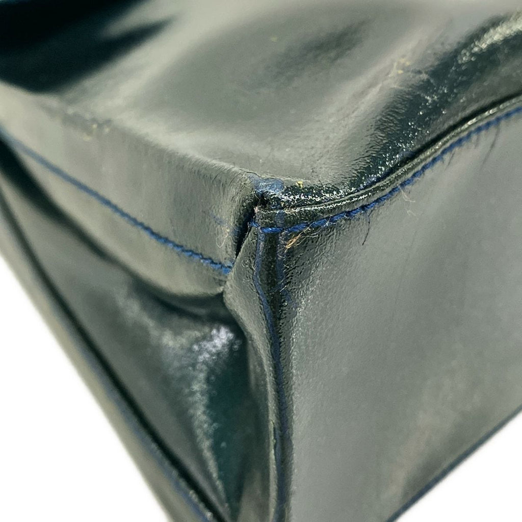 Loewe Handbag Velazquez Blue Green Dark Leather — view 6