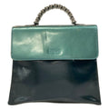 Loewe Handbag Velazquez Blue Green Dark Leather