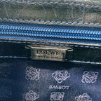 Loewe Handbag Velazquez Blue Green Dark Leather — view 8