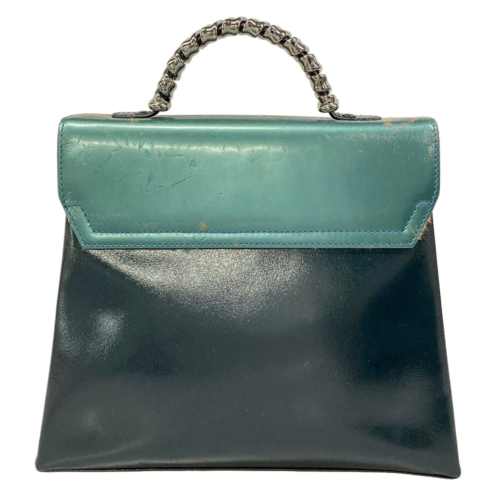 Loewe Handbag Velazquez Blue Green Dark Leather — view 3