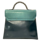 Loewe Handbag Velazquez Blue Green Dark Leather — view 3