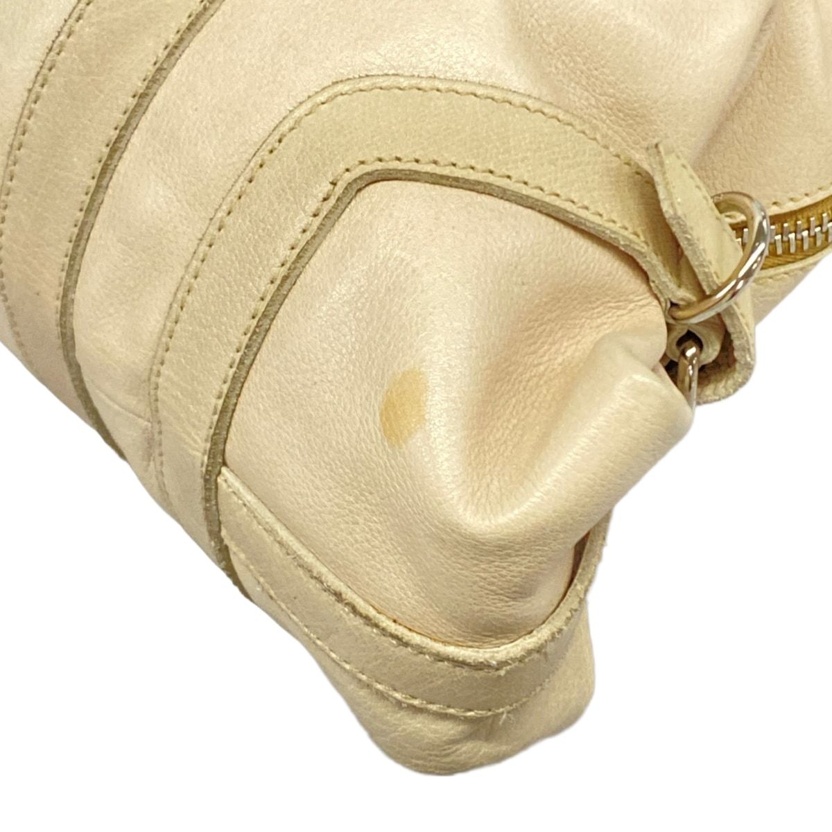 Prada Handbag Ivory Leather — view 6