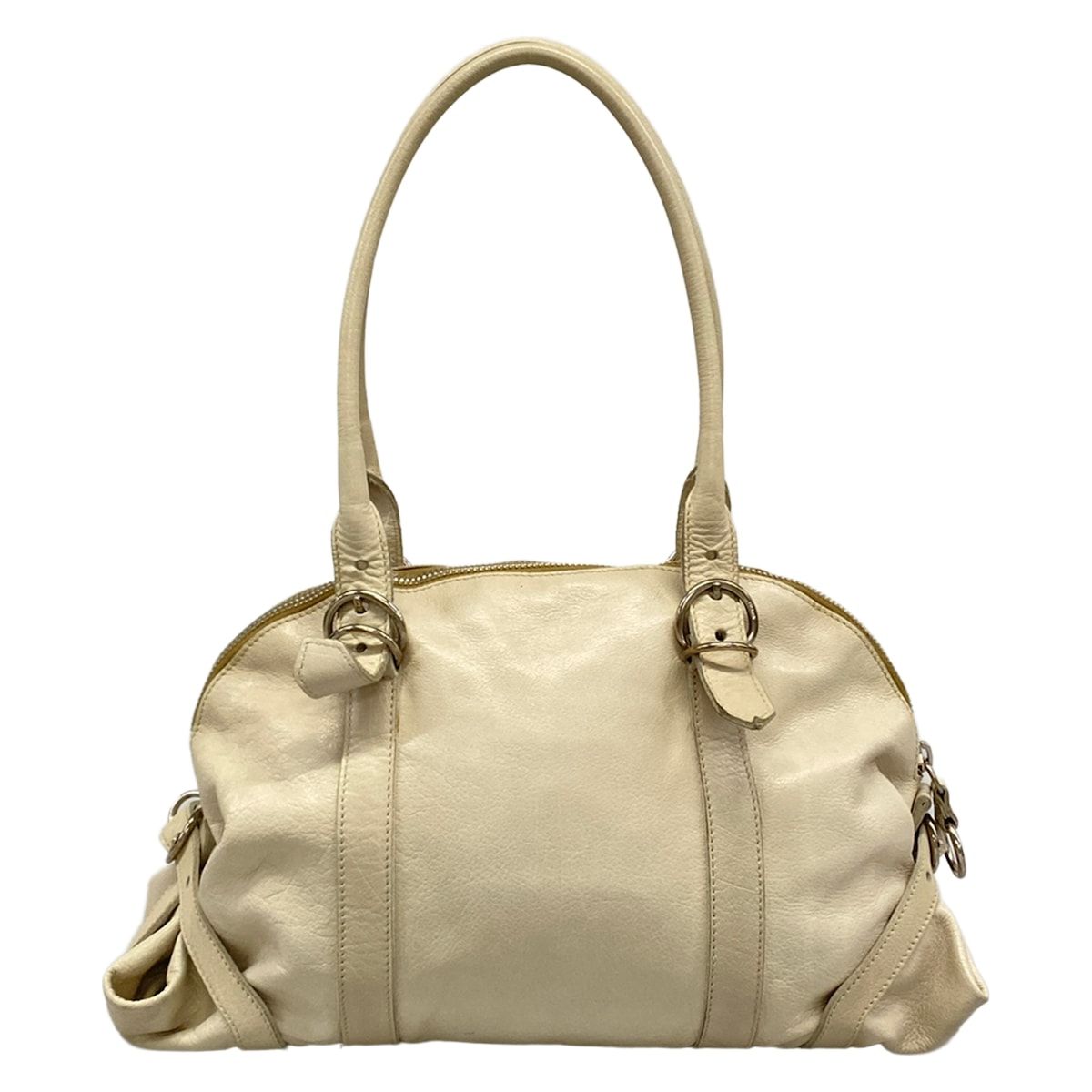 Prada Handbag Ivory Leather — view 3