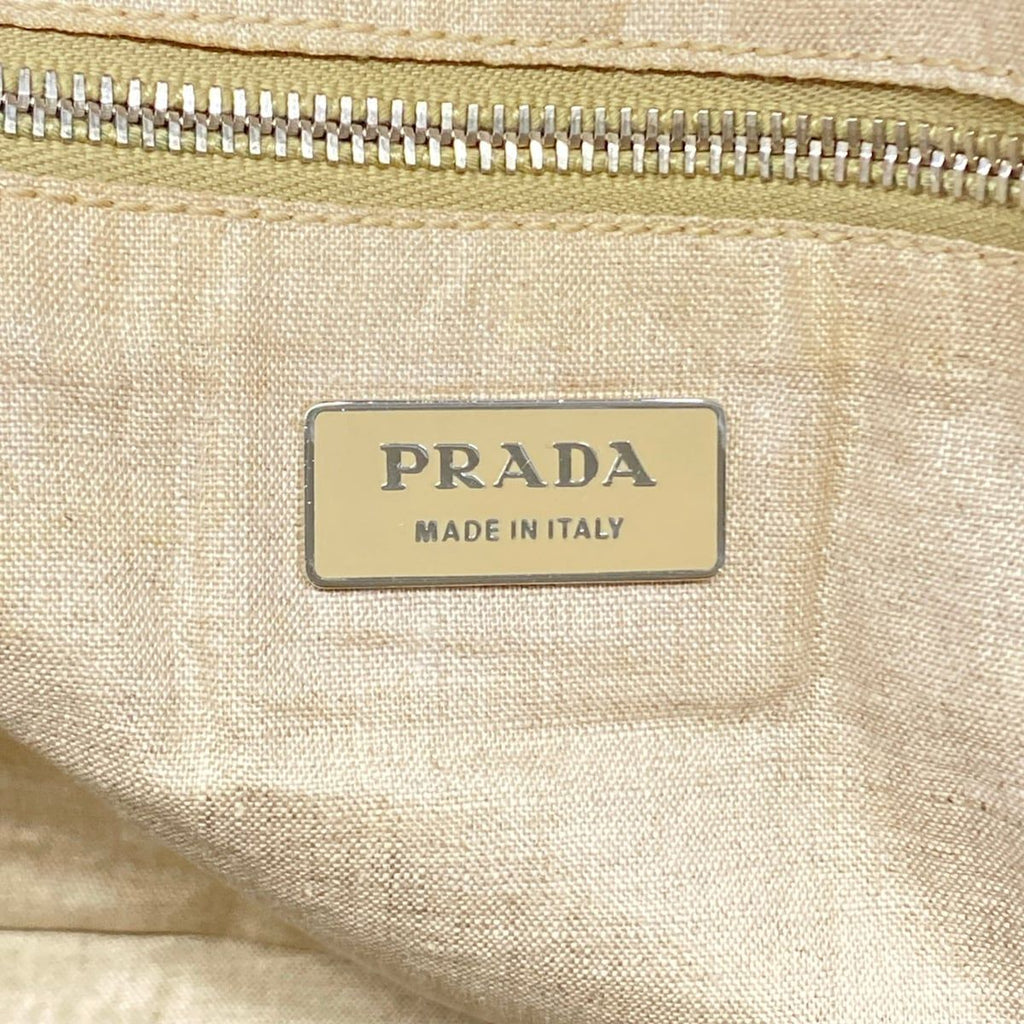 Prada Handbag Ivory Leather — view 9