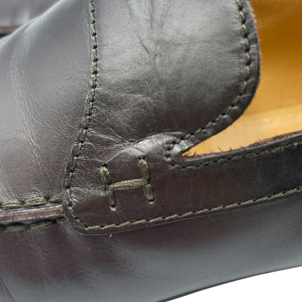 Hermes Loafers Leather with Brown — view 7