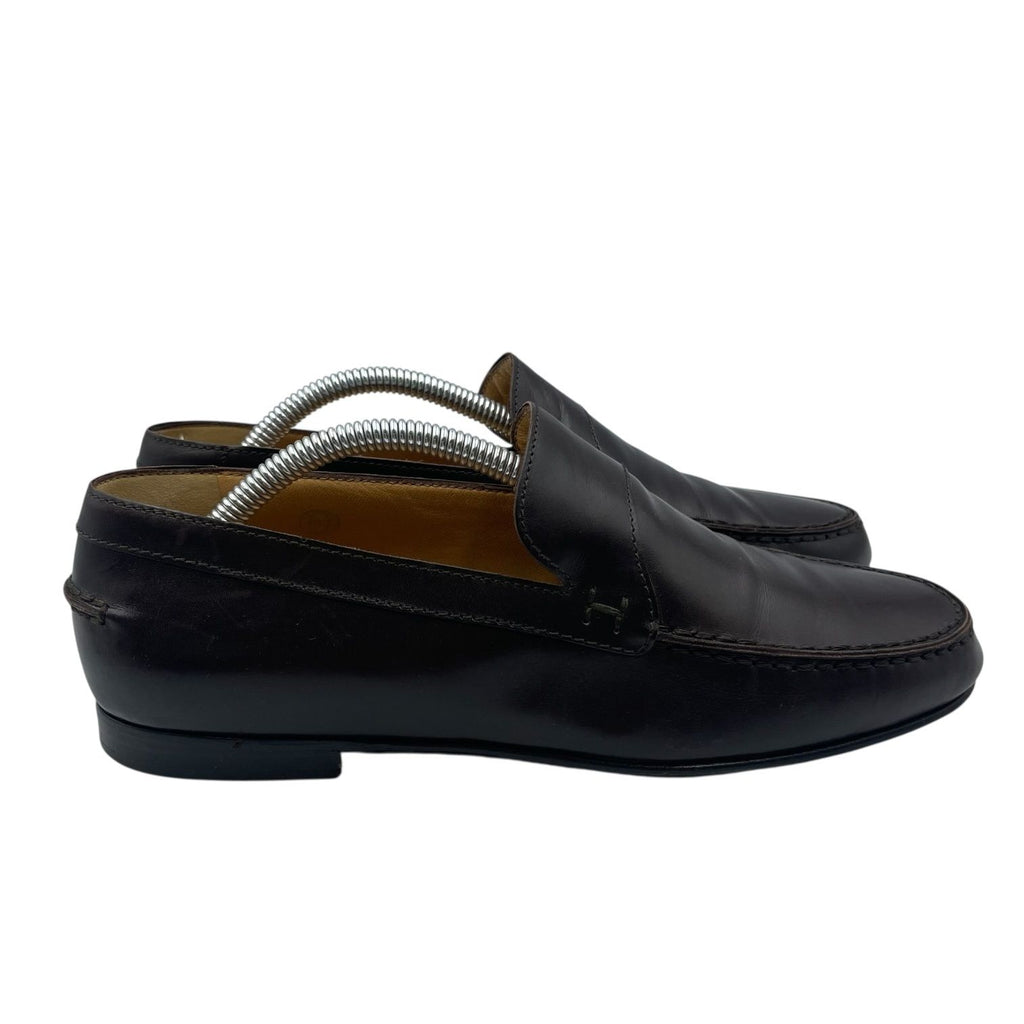 Hermes Loafers Leather with Brown — view 3