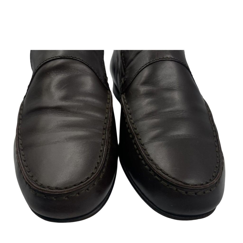 Hermes Loafers Leather with Brown — view 5