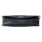 Chanel Shoulder Bag Paris Dallas Boy Dark Navy Chain Vintage Silver Leather — view 5