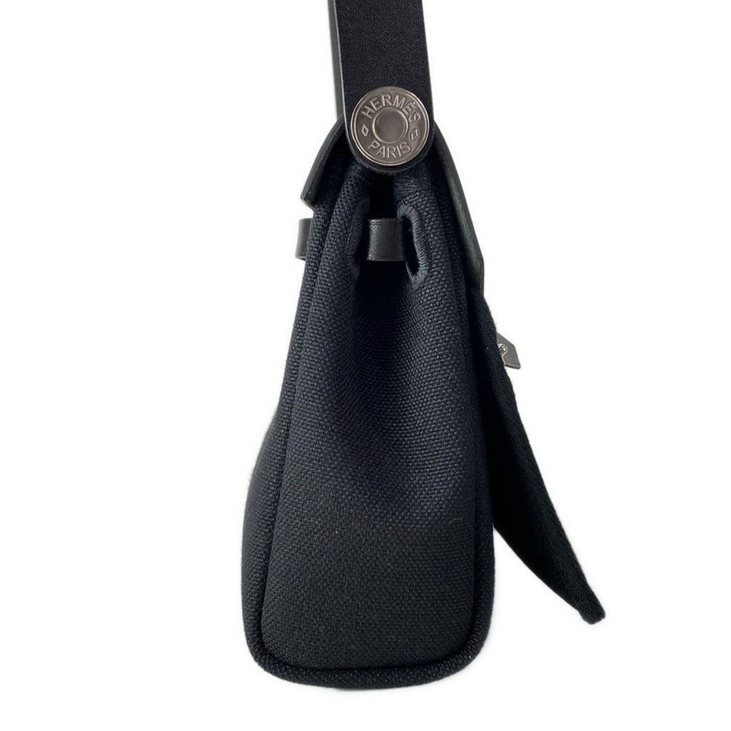 Hermes Shoulder Bag Herbag Zip Mini Black Silver — view 4