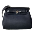 Hermes Shoulder Bag Herbag Zip Mini Black Silver
