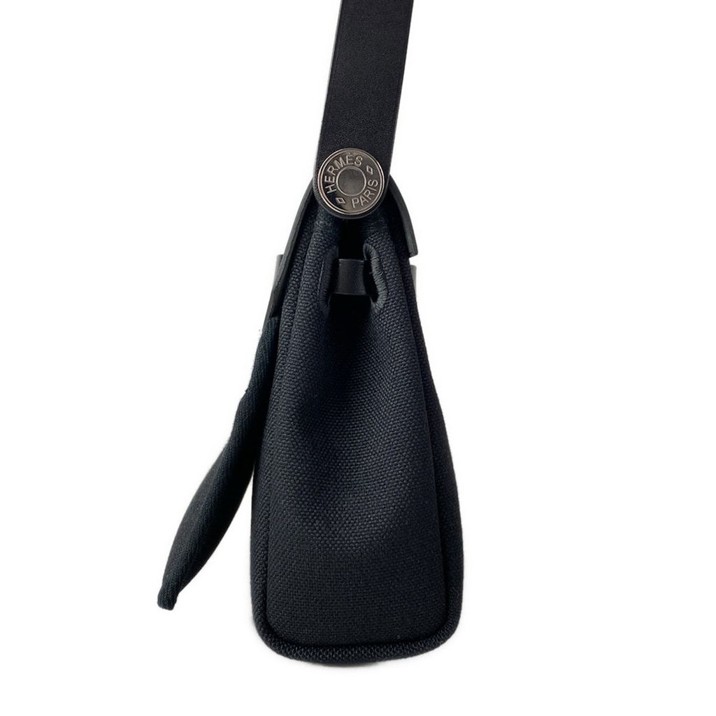 Hermes Shoulder Bag Herbag Zip Mini Black Silver — view 2