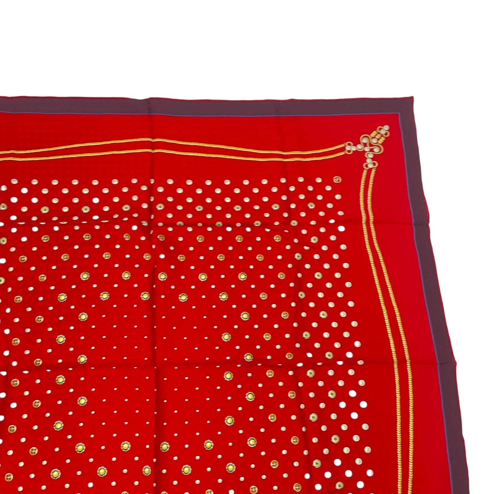 Chanel Large Silk Scarf CC Logo — view 4