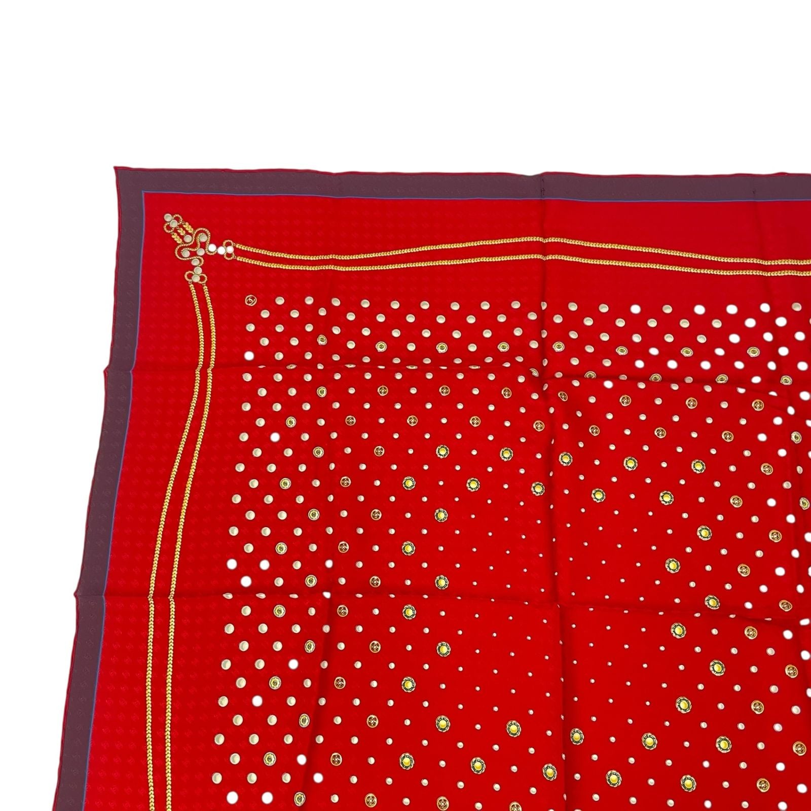 Chanel Large Silk Scarf CC Logo — view 3