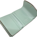Louis Vuitton Trifold Wallet Mahina Portefeuille Iris XS Vert Rag-n Leather — view 3