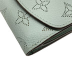Louis Vuitton Trifold Wallet Mahina Portefeuille Iris XS Vert Rag-n Leather — view 7