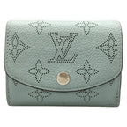 Louis Vuitton Trifold Wallet Mahina Portefeuille Iris XS Vert Rag-n Leather